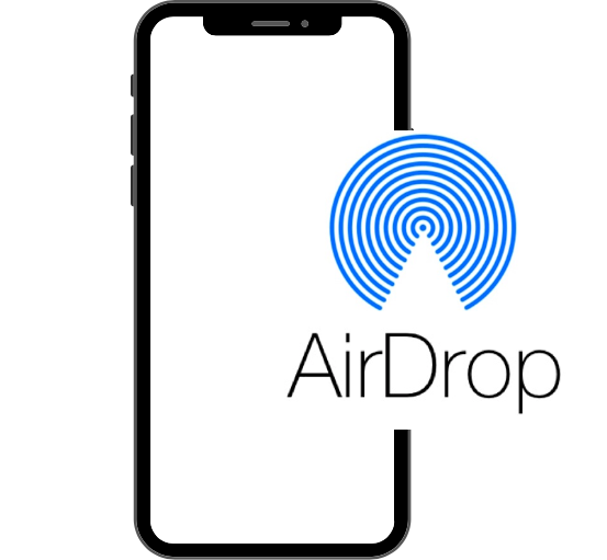 transfer contacts using AirDrop