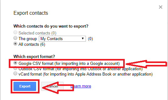 google csv