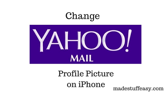 how to change yahoo picture