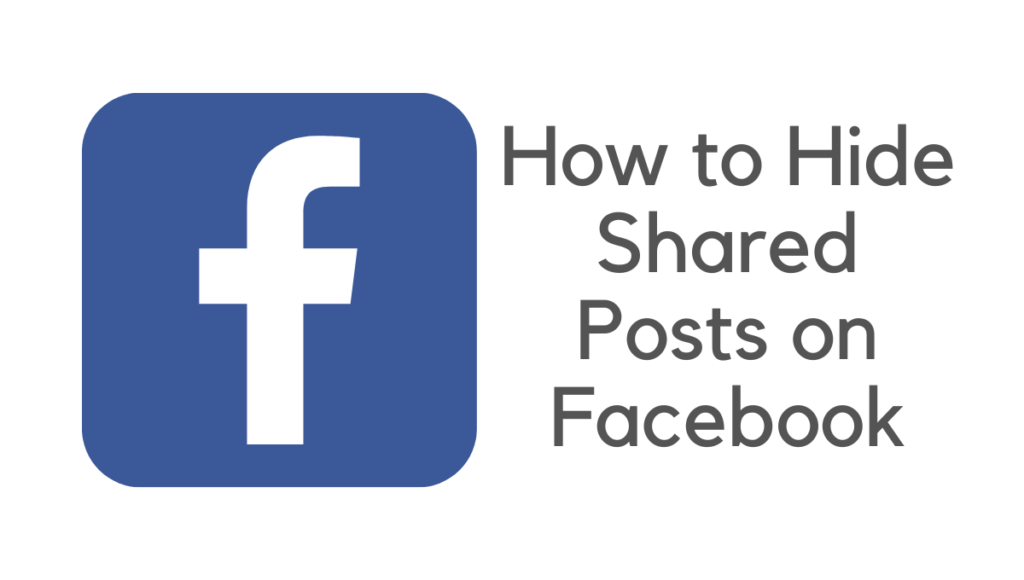 how to hide shared posts on facebook