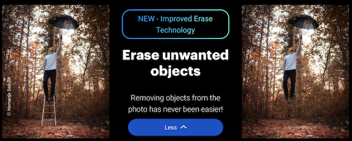 remove unwanted objects from photos