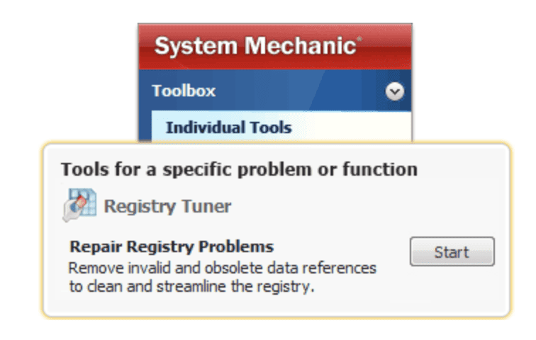 system mechanic registry tuner