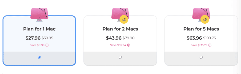 cleanmymac pricing