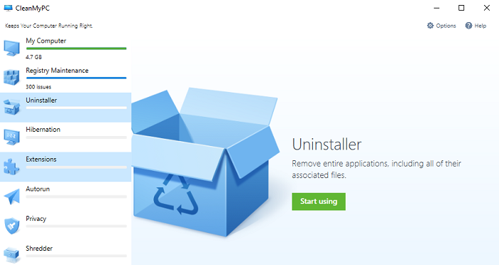 uninstaller cleanmymac