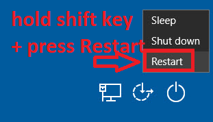 restart pc