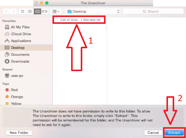 how do you extract a rar file on mac