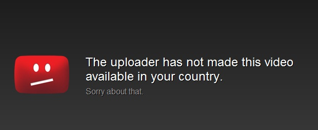 YouTube Video Not Available in Your Country Fix