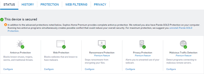 sophos home premium phishing