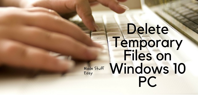 Delete Temporary Files on Windows 10