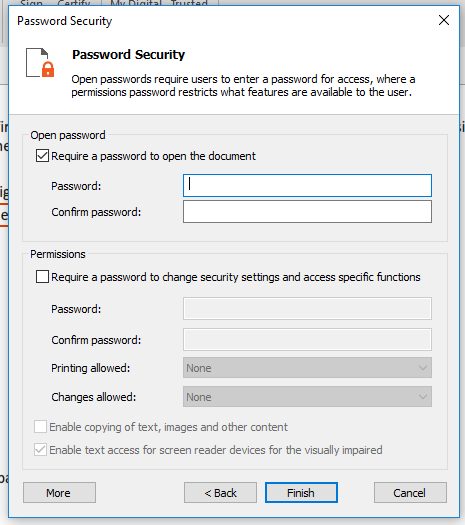 nitro password security