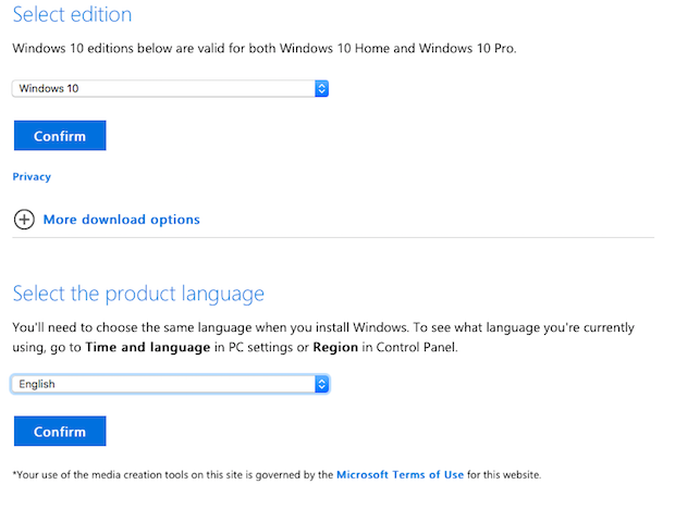 select language windows 10