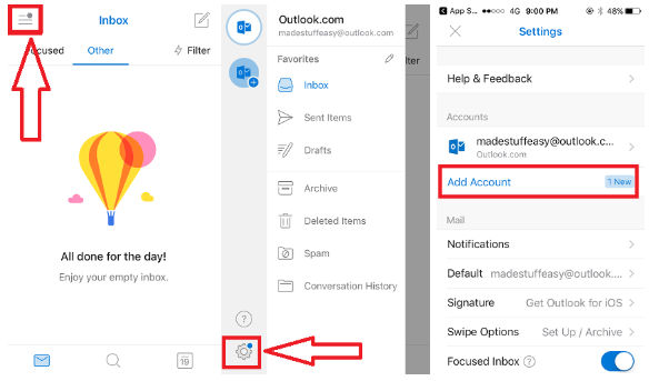 how to add another email account to outlook on mac
