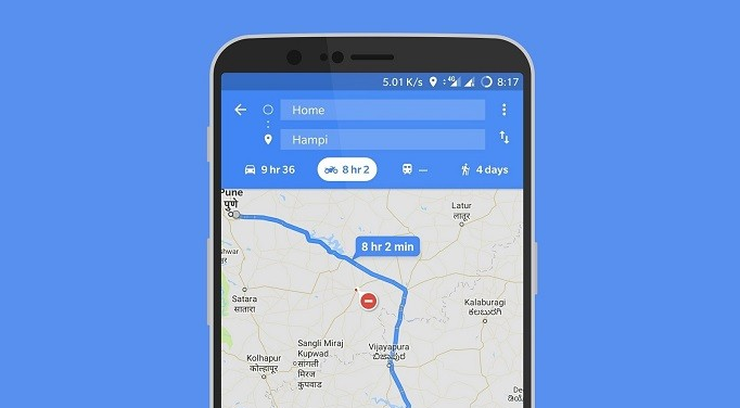 Google Announces Motorbike Mode in Google Maps