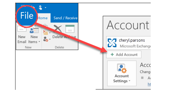 add email account outlook