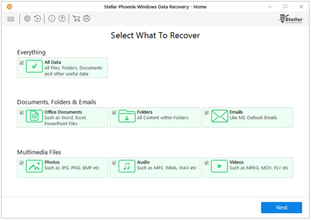 recovery option stellar