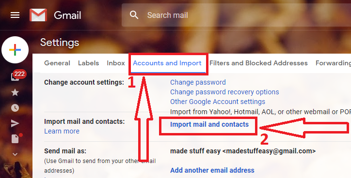 switch yahoo mail to gmail