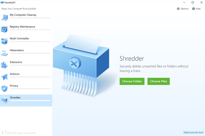 shredder cleanmypc