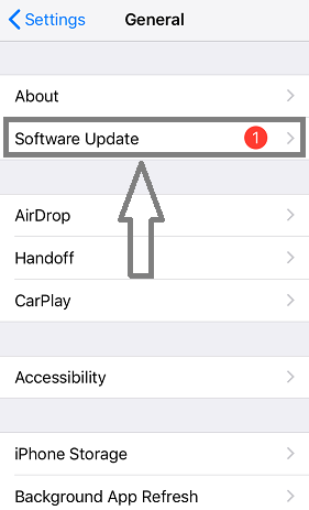 iphone software update