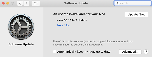 software update