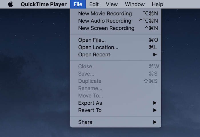 mac screen capture video quicktime