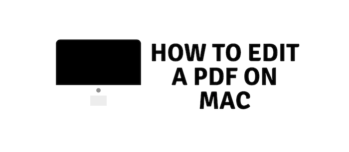 how do i edit my pdf resume on mac computer