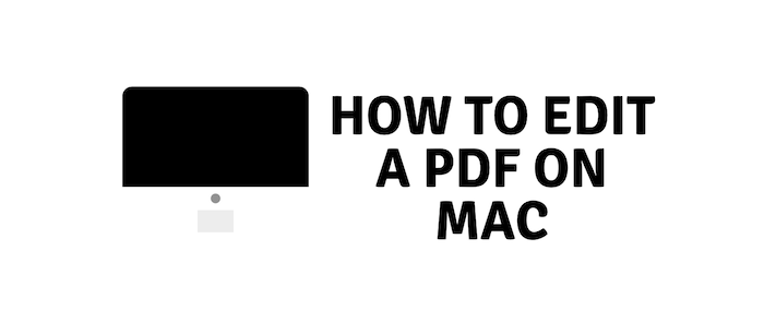 best way to edit pdfs on mac