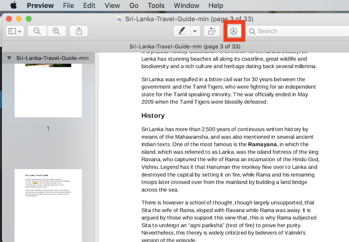 how to change a preview document to word on mac