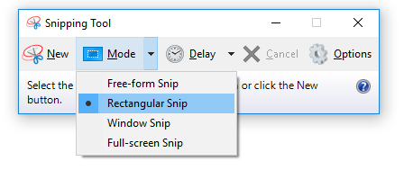 snip screenshot windows 10
