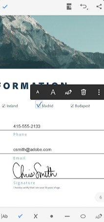 adobe sign android