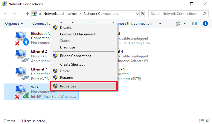 network connections