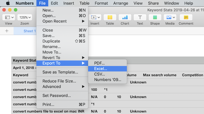 mpp viewer for mac export to excel