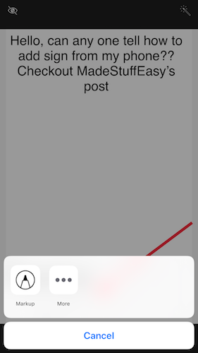 open markup ios
