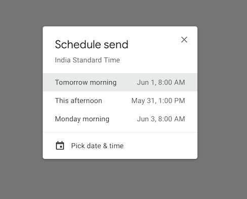 schedule send mail app