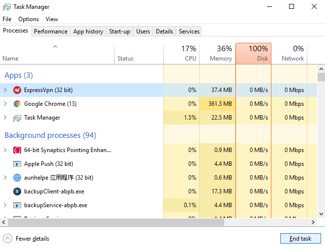 windows task manager