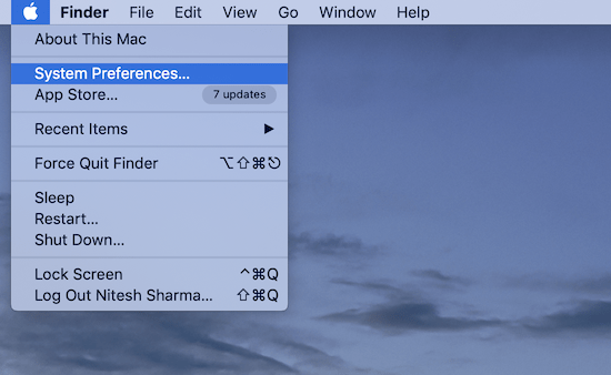 mac system preferences