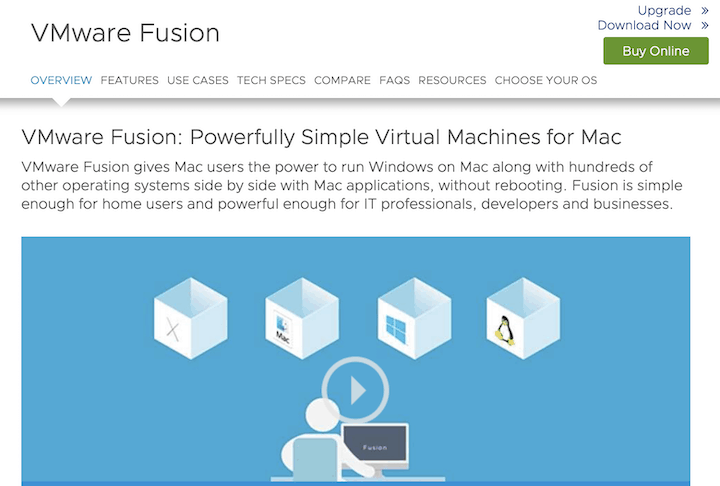 vmware fusion linux based