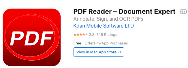 pdf reader for mac watermark