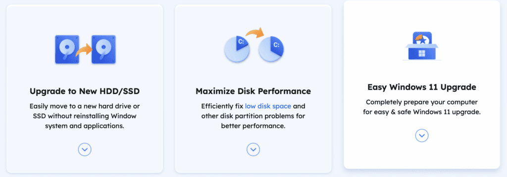 easeus partition master features