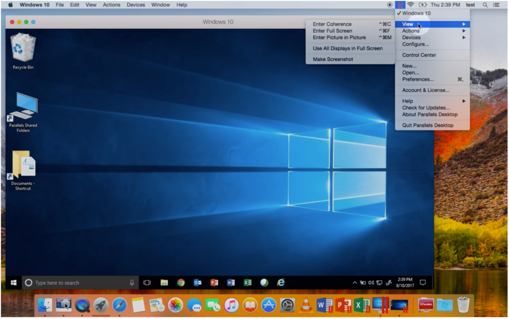how to run windows on mac