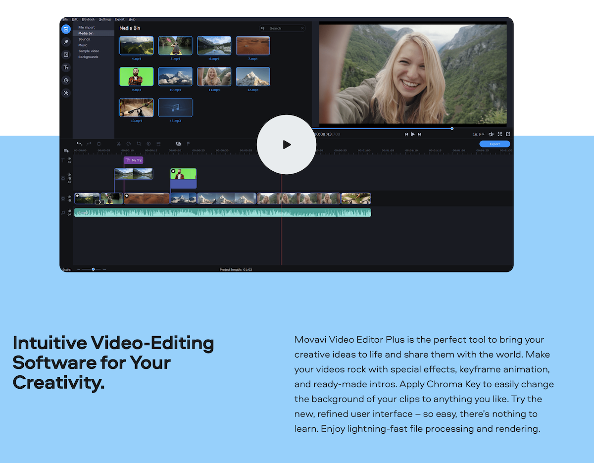 movavi video editor plus 2020