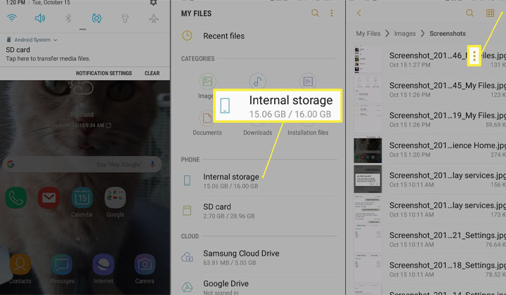 android internal storage