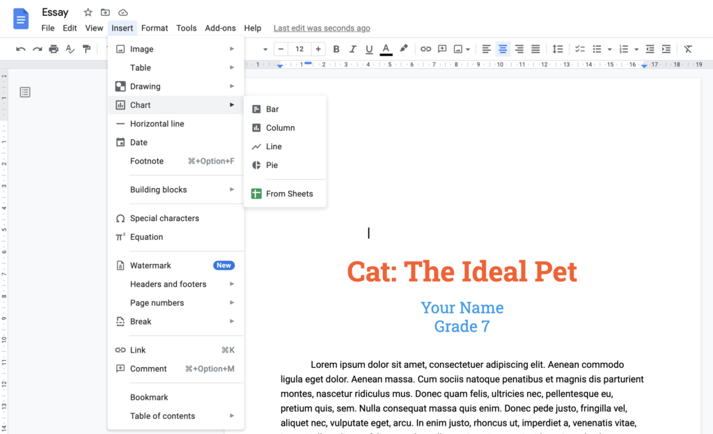 customize google docs