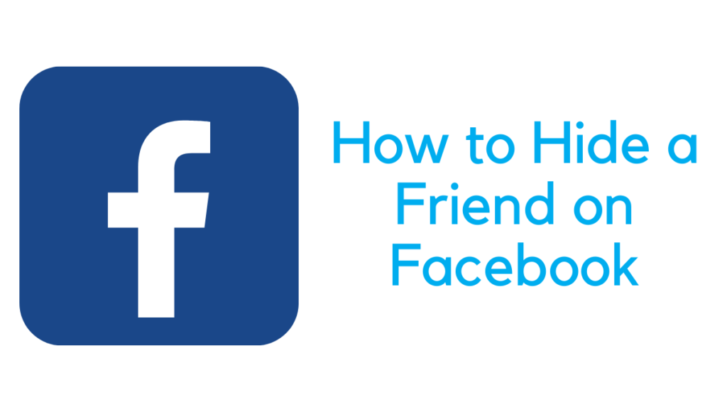 how to hide a friend on facebook