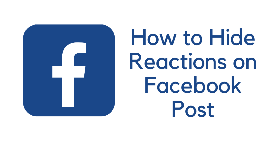 how to hide reactions on facebook post