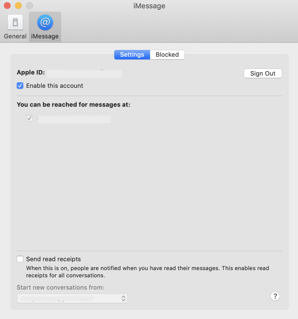 imessage preferences mac