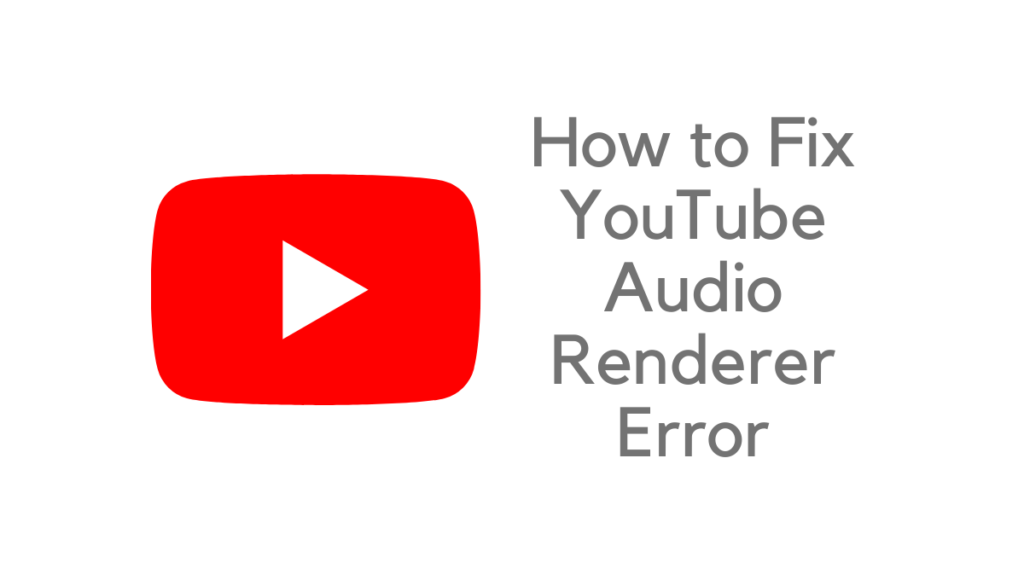 fix youtube audio renderer error