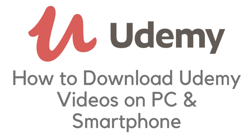 how to download udemy videos on pc